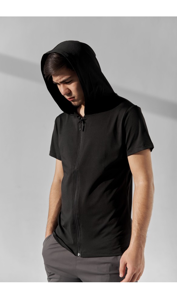 Мужское худи с коротким рукавом