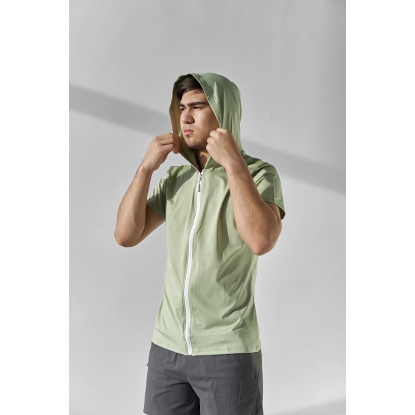 Мужское худи с коротким рукавом