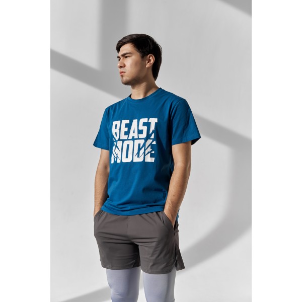 Мужская футболка Beast Mode для фитнеса и тренировок