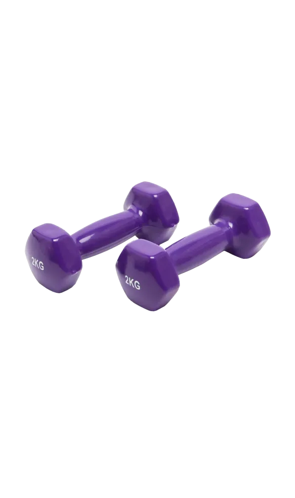 Vinil gantel 2 kg