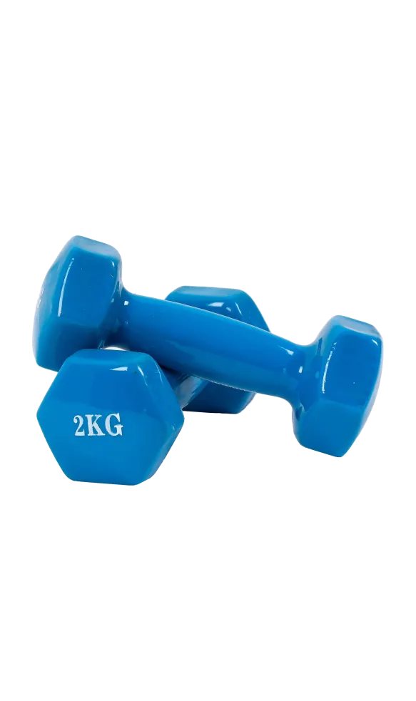 Vinil gantel 2 kg
