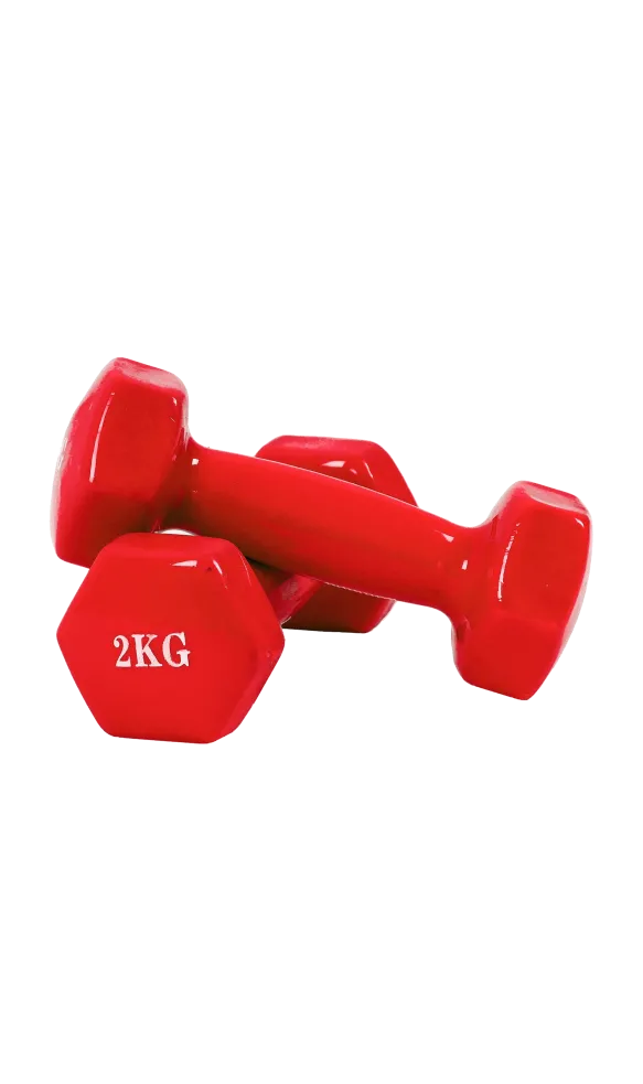 Гантель виниловая 2 кг