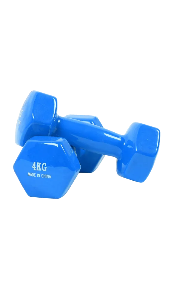 Гантель виниловая 4 кг