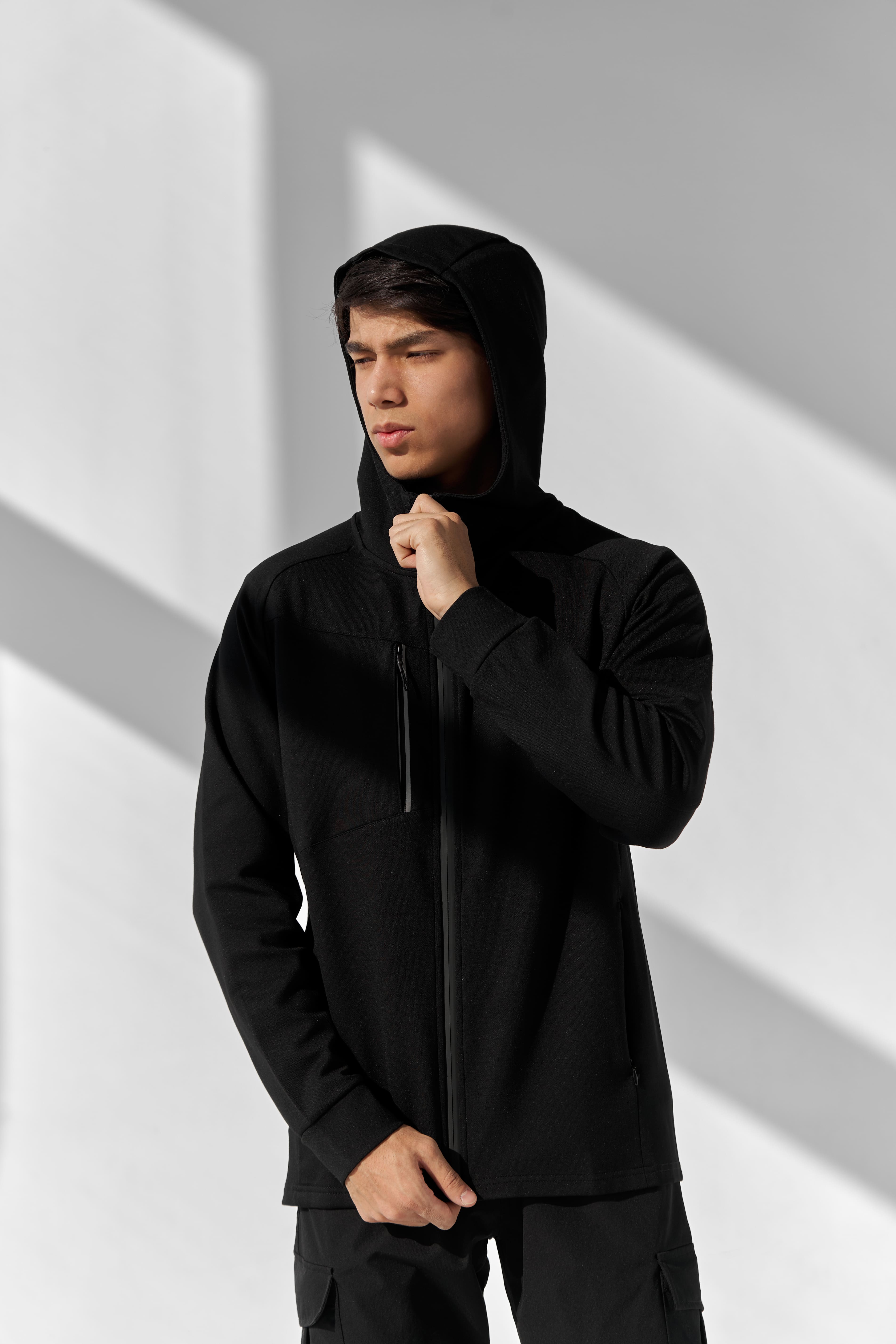 Мужское худи на молнии