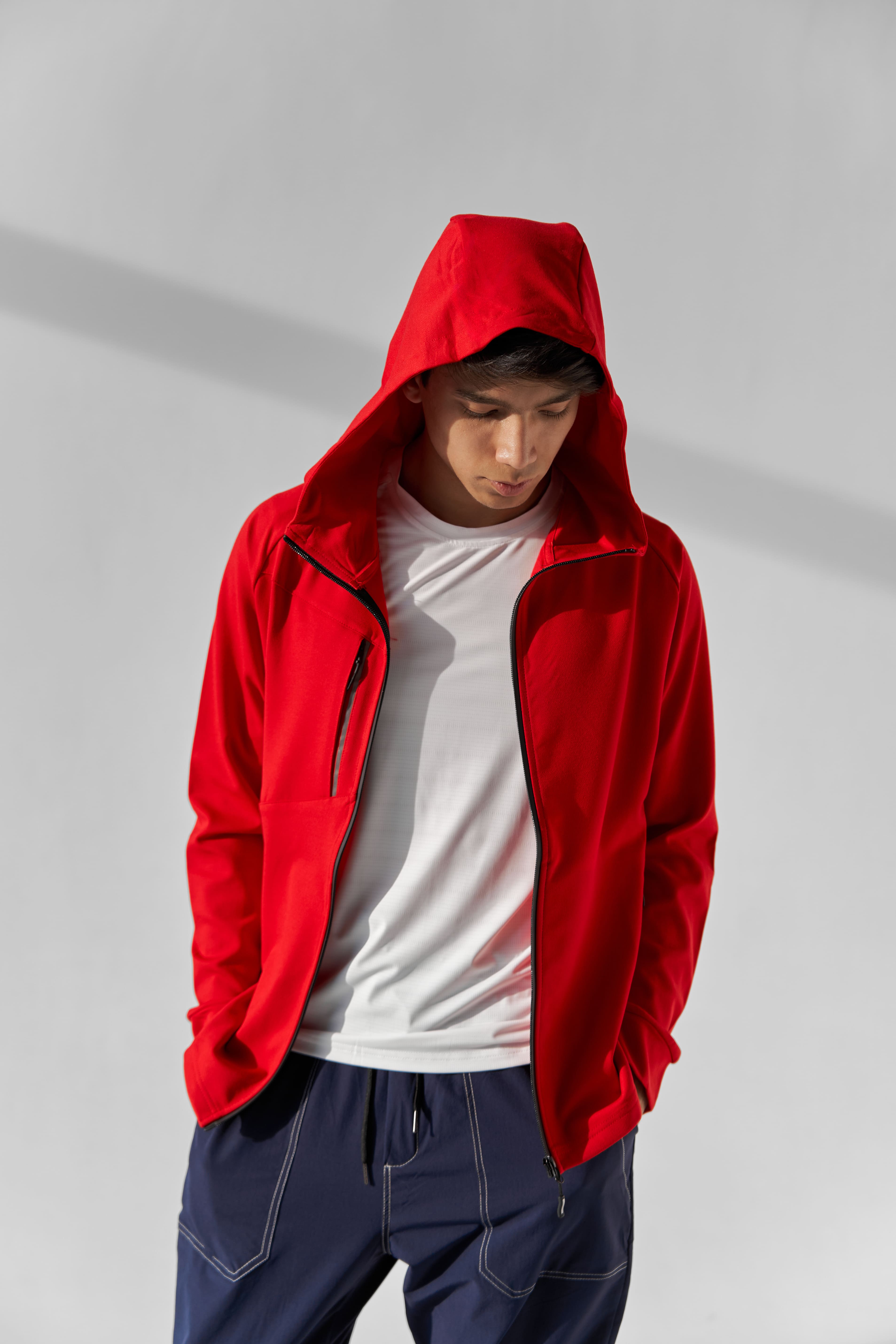 Erkaklar uchun fermuarlı xudi